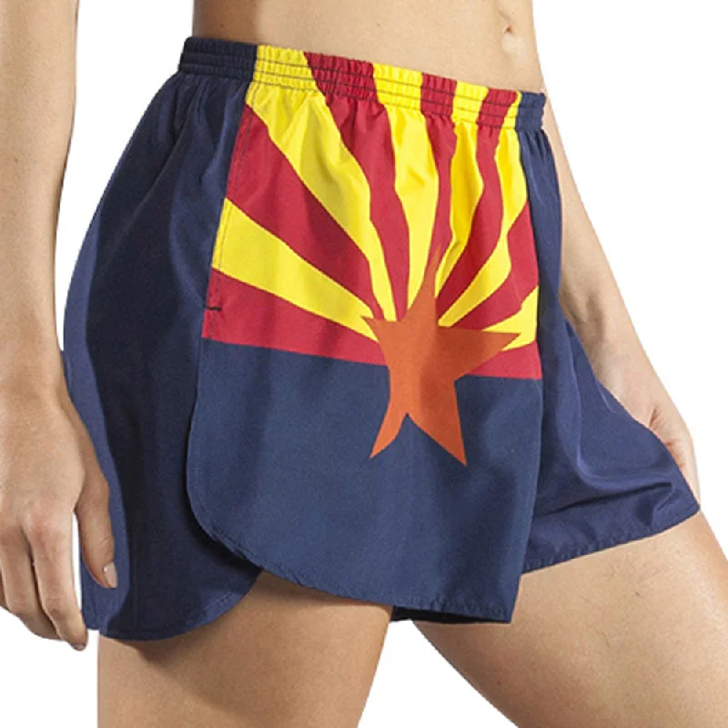 WOMEN'S 1.5"" SPLIT TRAINER SHORT- Arizona