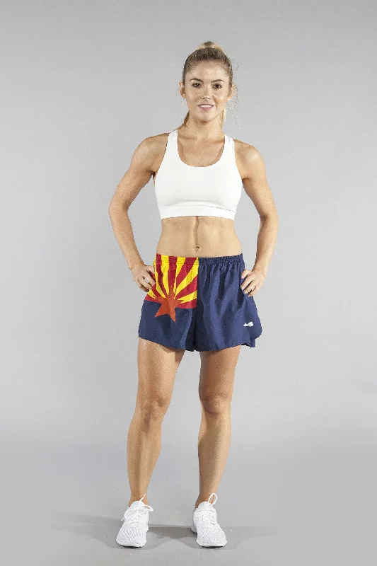 WOMEN'S 1.5"" SPLIT TRAINER SHORT- Arizona