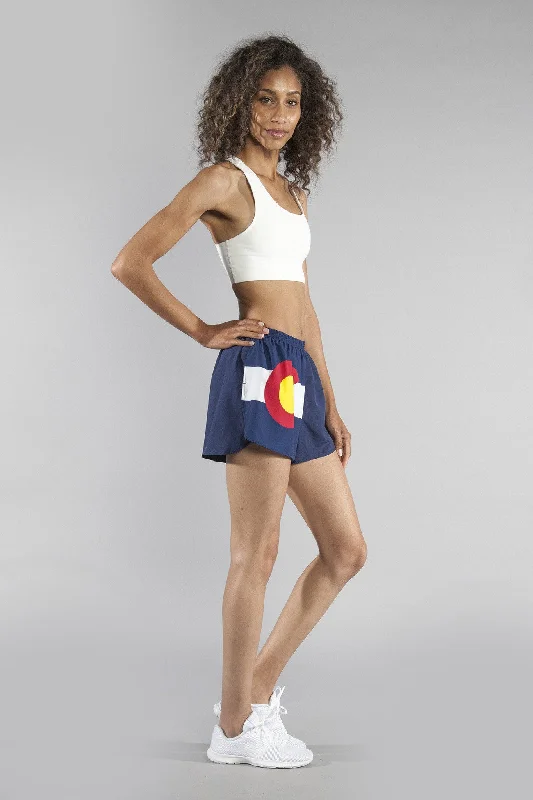 WOMEN'S 1.5"" SPLIT TRAINER SHORT- Colorado