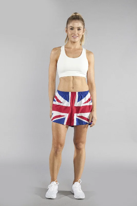 WOMEN'S 1.5"" SPLIT TRAINER SHORT- Great Britain