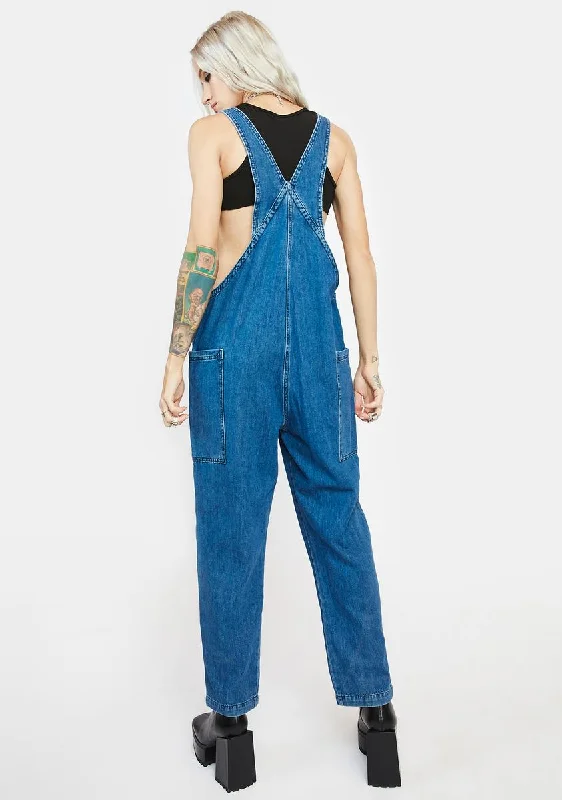 Albie Denim Dungarees