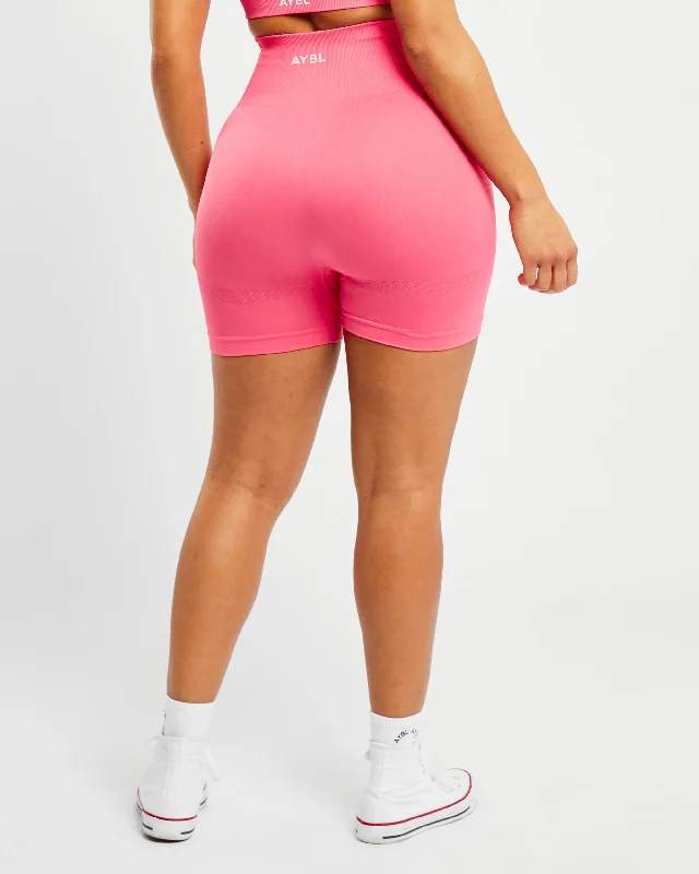 Balance V2 Seamless Shorts - Coral Pink