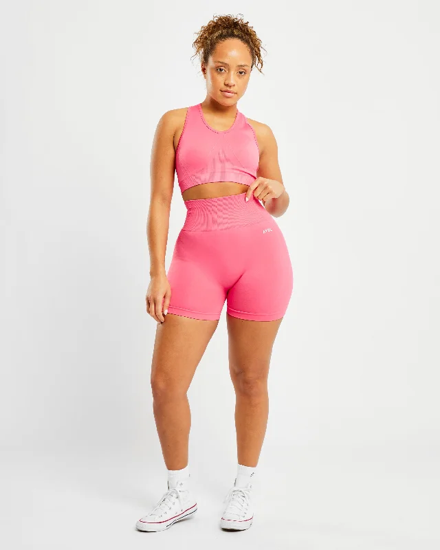 Balance V2 Seamless Shorts - Coral Pink