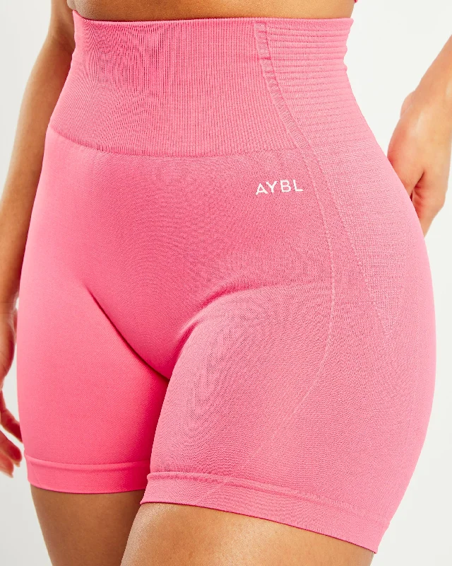 Balance V2 Seamless Shorts - Coral Pink