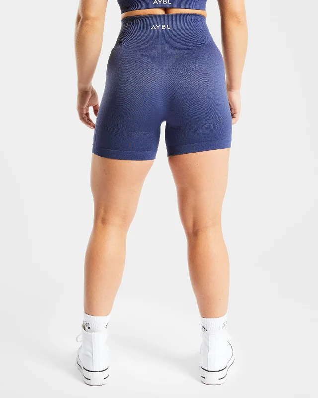 Balance V2 Seamless Shorts - Navy Blue