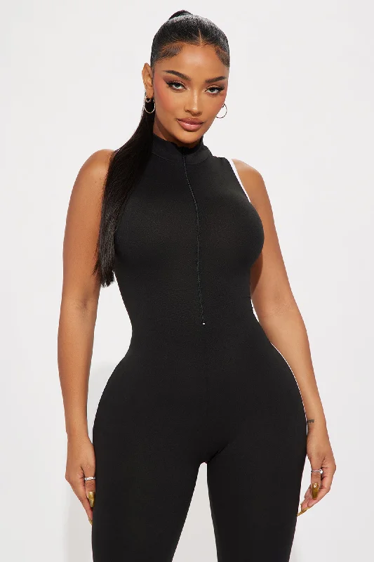 Big Hit Off Jumpsuit - Black