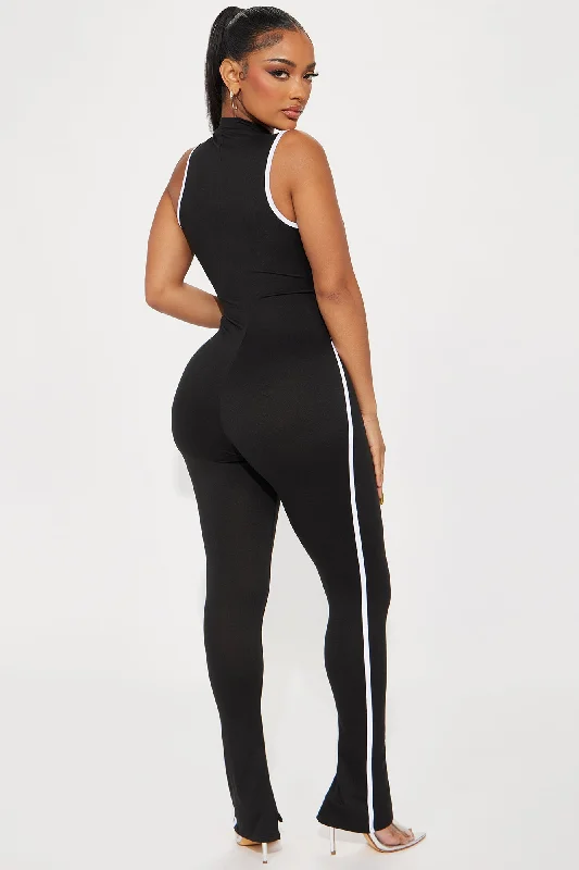 Big Hit Off Jumpsuit - Black