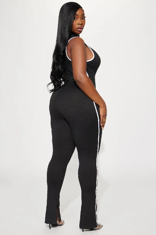 Big Hit Off Jumpsuit - Black