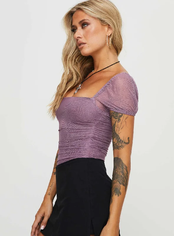 Dostan Bodysuit Dusty Purple