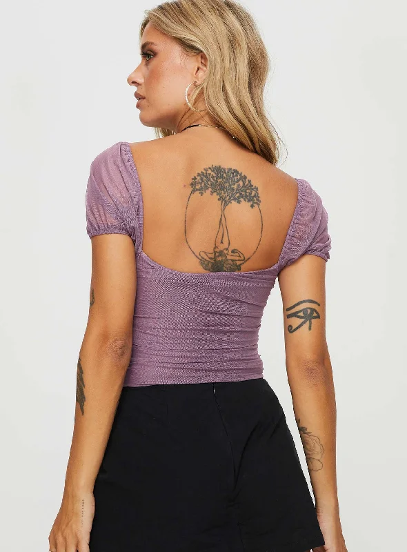 Dostan Bodysuit Dusty Purple