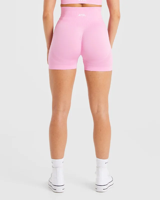 Empower Seamless Shorts - Baby Pink