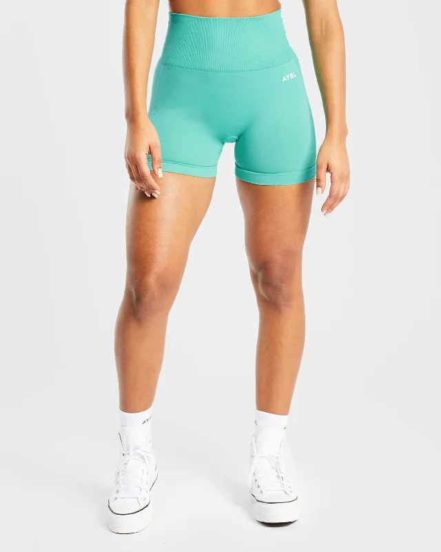 Empower Seamless Shorts - Jade Green