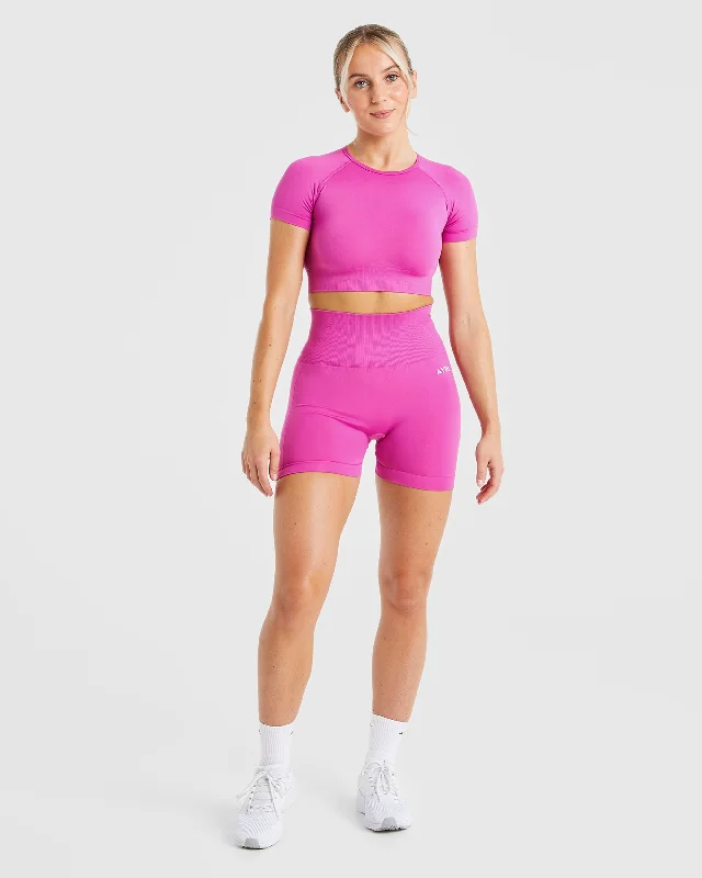 Empower Seamless Shorts - Magenta