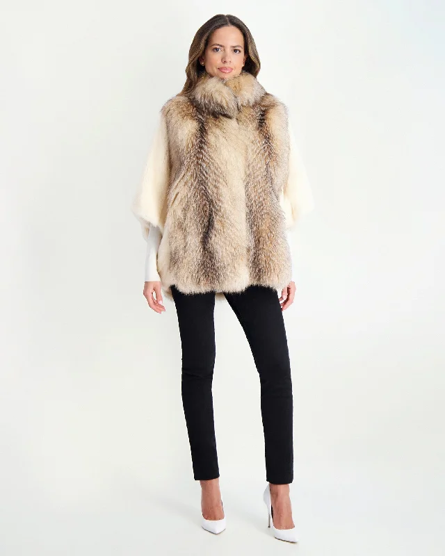 Fox Jacket With Mink Sleeves