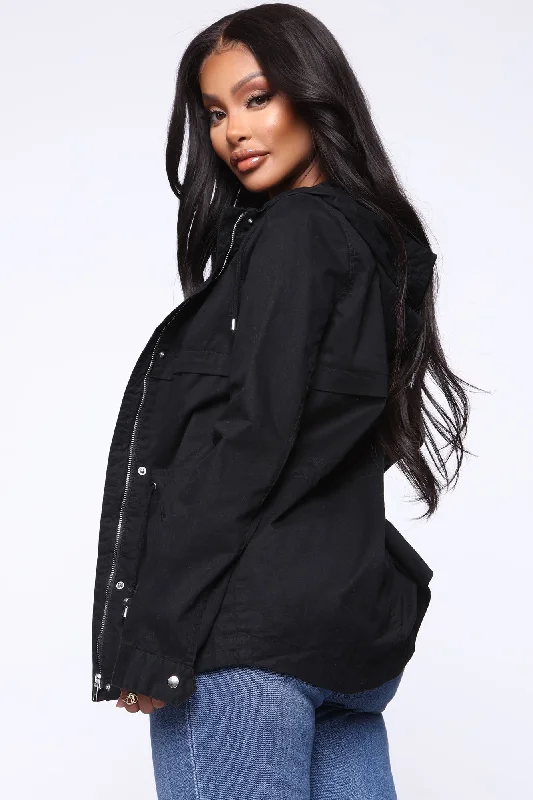 Gimme Some Love Anorak Jacket - Black