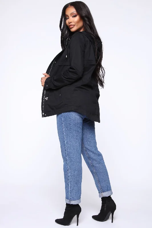 Gimme Some Love Anorak Jacket - Black