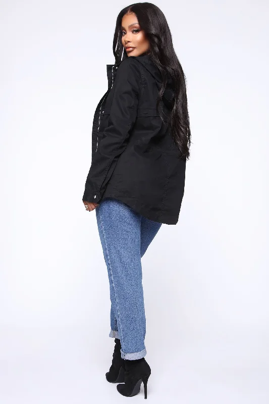 Gimme Some Love Anorak Jacket - Black