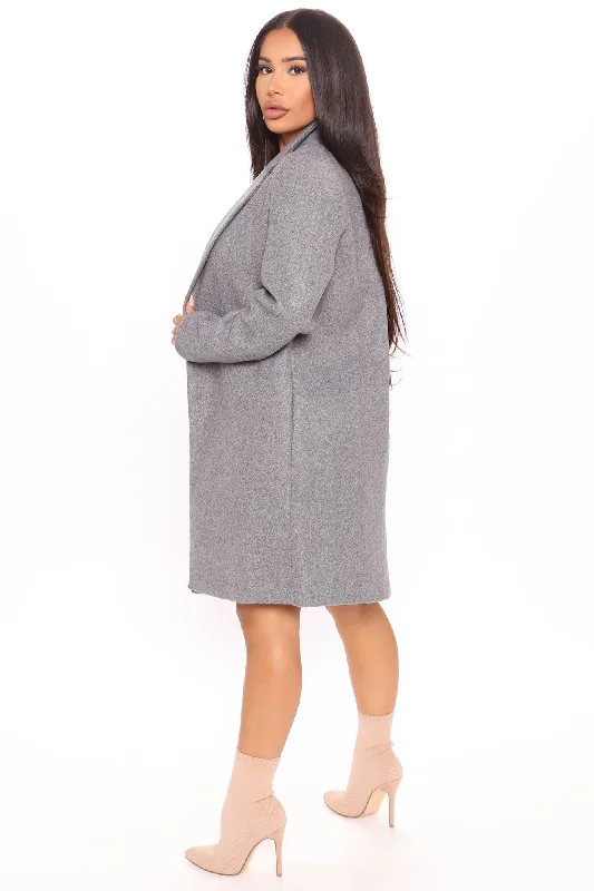 Long Nights Coat - Heather Grey