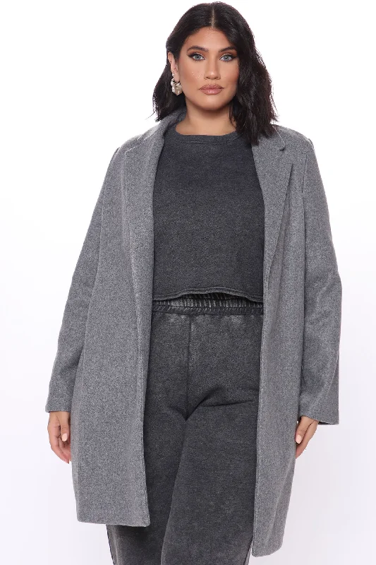 Long Nights Coat - Heather Grey