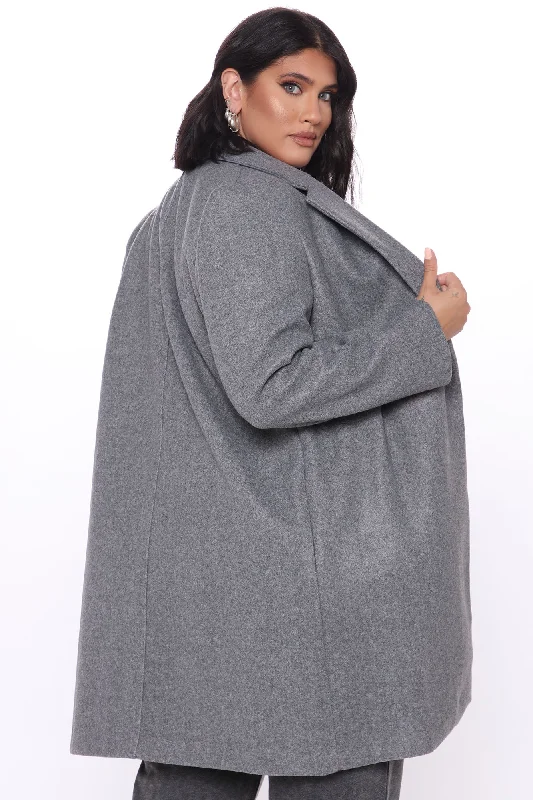 Long Nights Coat - Heather Grey