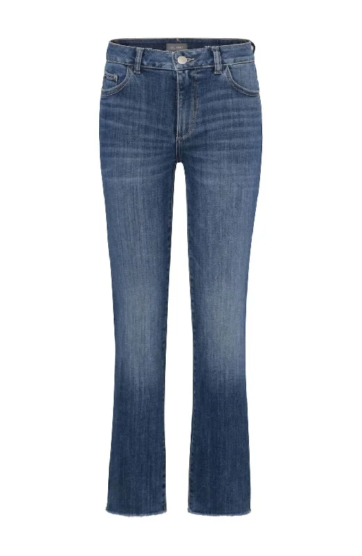 Mara Straight Mid-Rise Instasculpt Ankle Jean In Chancery