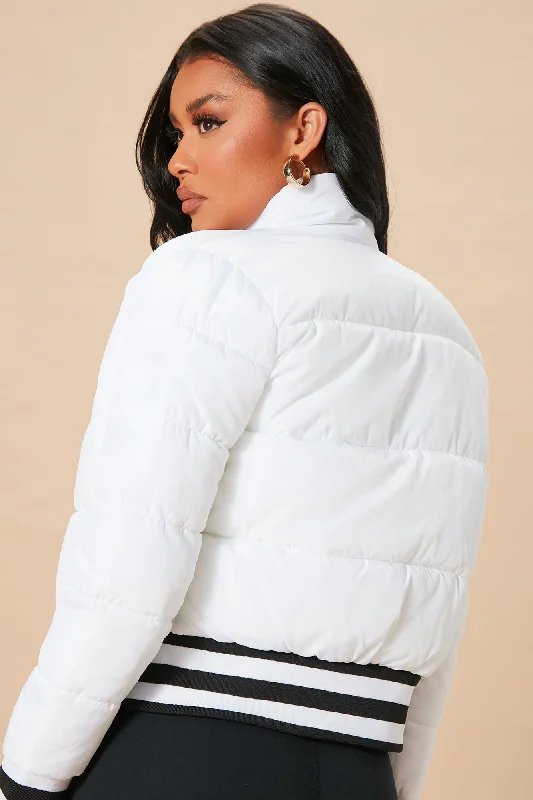 Mrs. Jackson Puffer Jacket - White