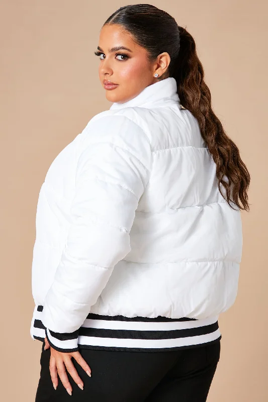 Mrs. Jackson Puffer Jacket - White