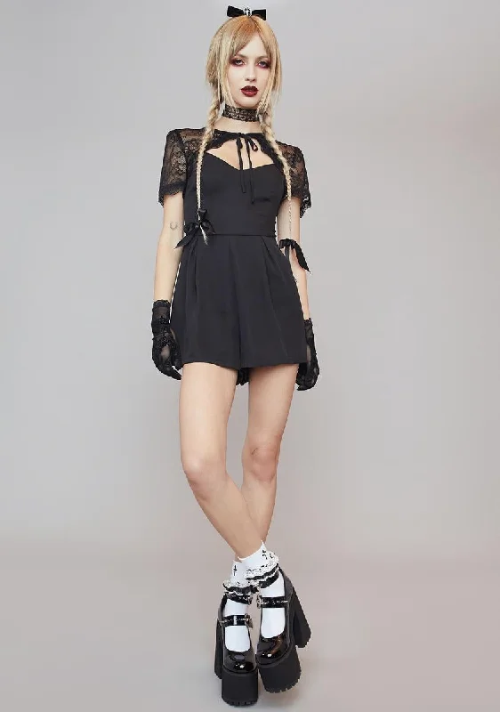 New Love Language Lace Romper