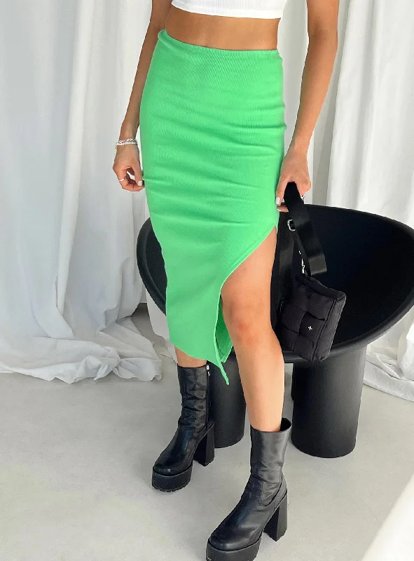 Opie Maxi Skirt Green