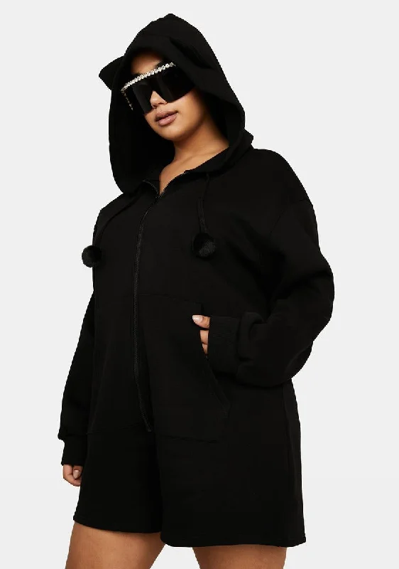 Plus Wicked Arctic Animal Hooded Onesie