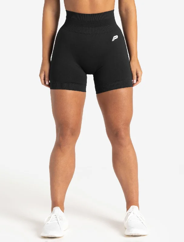 Scrunch Seamless Shorts - Black