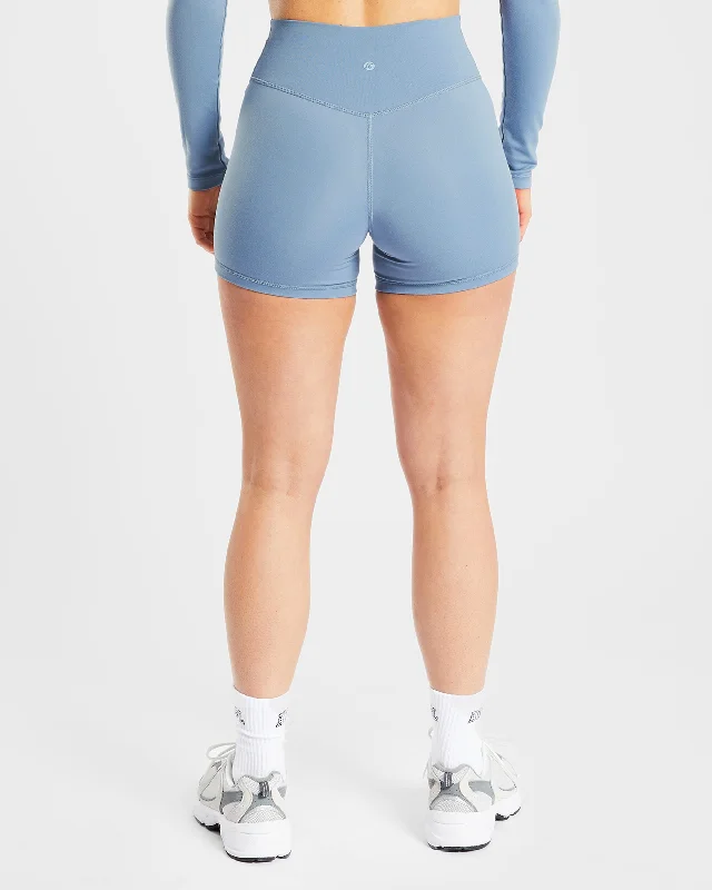 Staple Shorts - Slate Blue