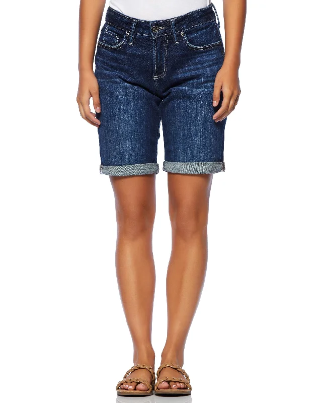 Suki Mid-Rise Bermuda Shorts