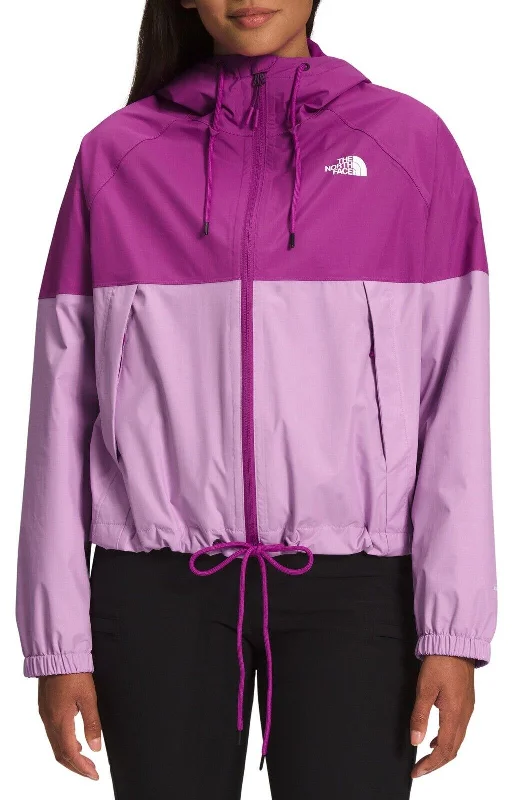 The North Face Antora Women's Purple Cactus lupine Waterproof Rain Jacket SGN430