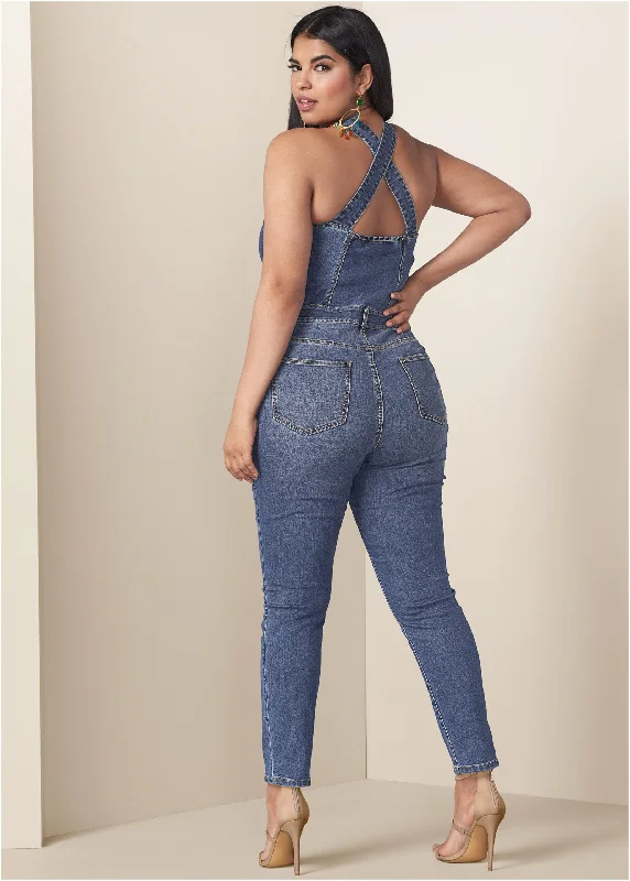 Denim overalls - Medium Wash