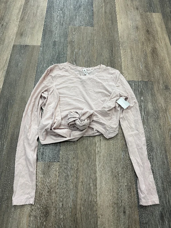 Athletic Top Long Sleeve Crewneck By Lululemon  Size: 8