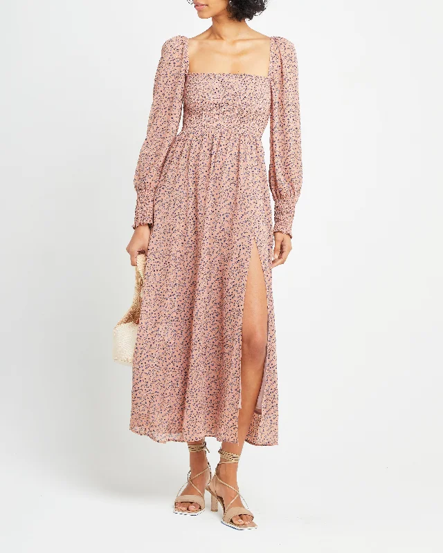 Classic Smocked Maxi Dress