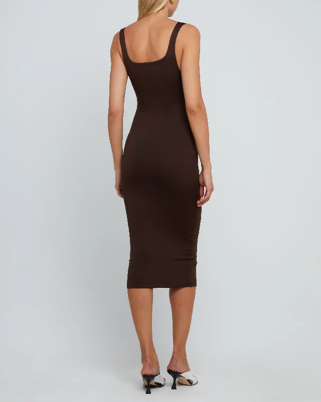 Contouring Tank Midi Dress