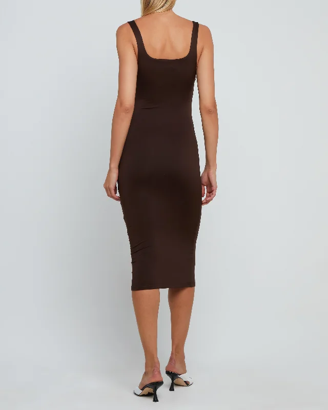 Contouring Tank Midi Dress