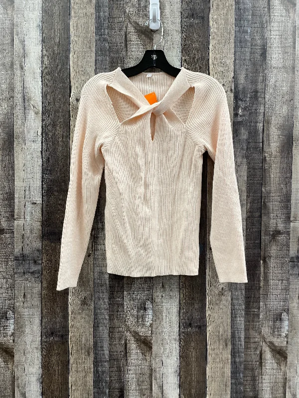 Cream Sweater Cmf, Size L