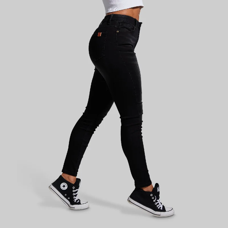 FLEX Stretchy High-Rise Skinny Jean (Black)