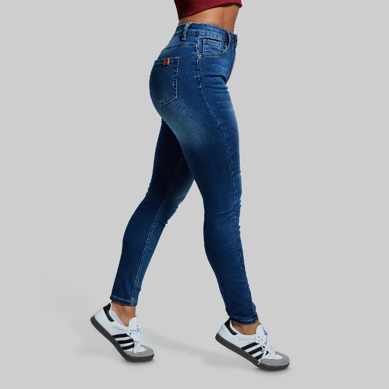 FLEX Stretchy High-Rise Skinny Jean (Dark Wash)