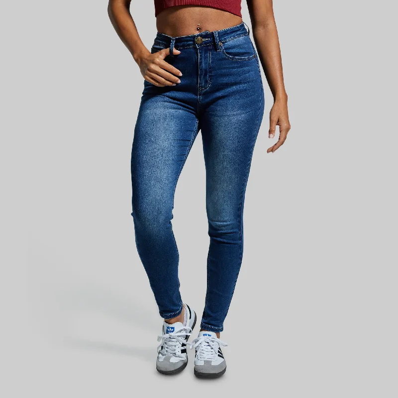 FLEX Stretchy High-Rise Skinny Jean (Dark Wash)