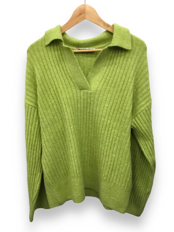 Green Sweater Zara, Size M