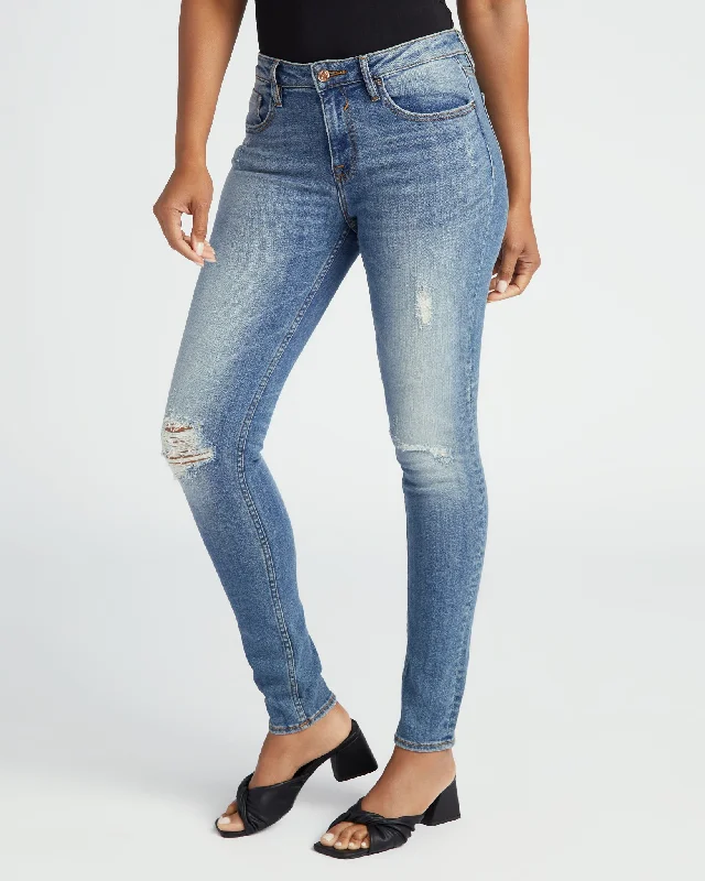 Distressed Jagger Skinny Jeans