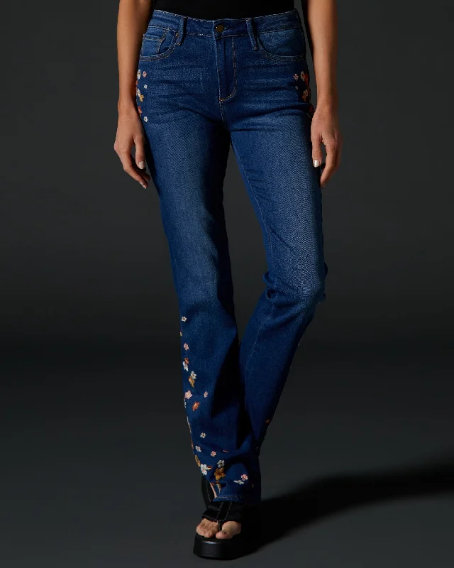 Kelly Embroidered Bootcut Jeans