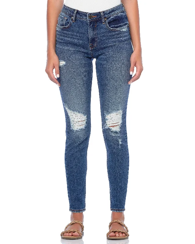 Marley Distressed Cropped Skinny Jeans