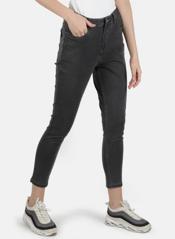 Women Grey Slim Fit Denim