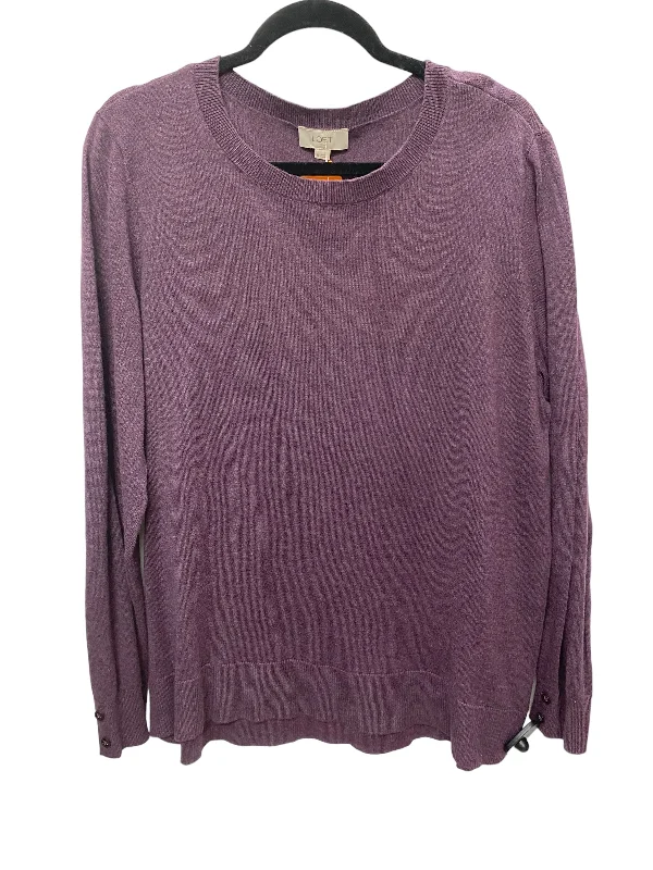 Purple Sweater Loft O, Size Xl