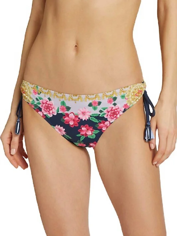 Raina Tassel Bikini Bottom In Multi